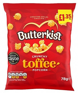 Butterkist Popcorn Crunchy Toffee