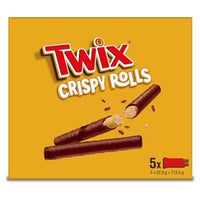 Twix Crispy Rolls 5 Pack (14 x 112g) - AmerikaanseGroothandel