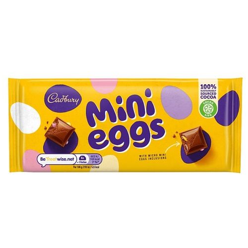 Cadbury Mini Egg Bar (20 x 110g) - AmerikaanseGroothandel