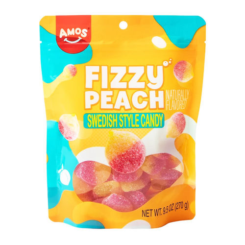 Amos Swedish Style Candy Fizzy Peach