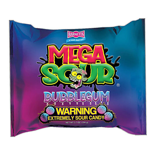 Barnetts Mega Sour Bubblegum