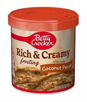 Betty Crocker Rich & Creamy Frosting Coconut Pecan (8 x 439g)