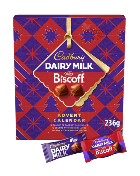 Cadbury Dairy Milk Biscoff Advent Calendar (6 x 236g)