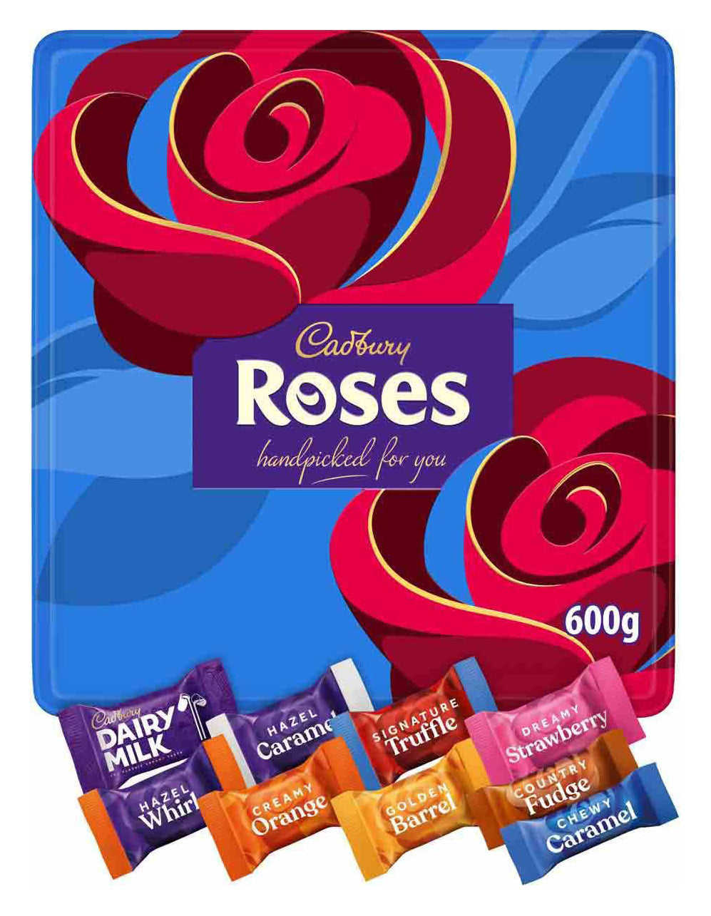Cadbury Roses Tin (Single product of 600g)
