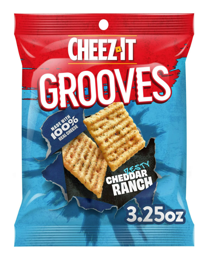 Cheez-It Grooves Cheddar Ranch (Single product of 92g)