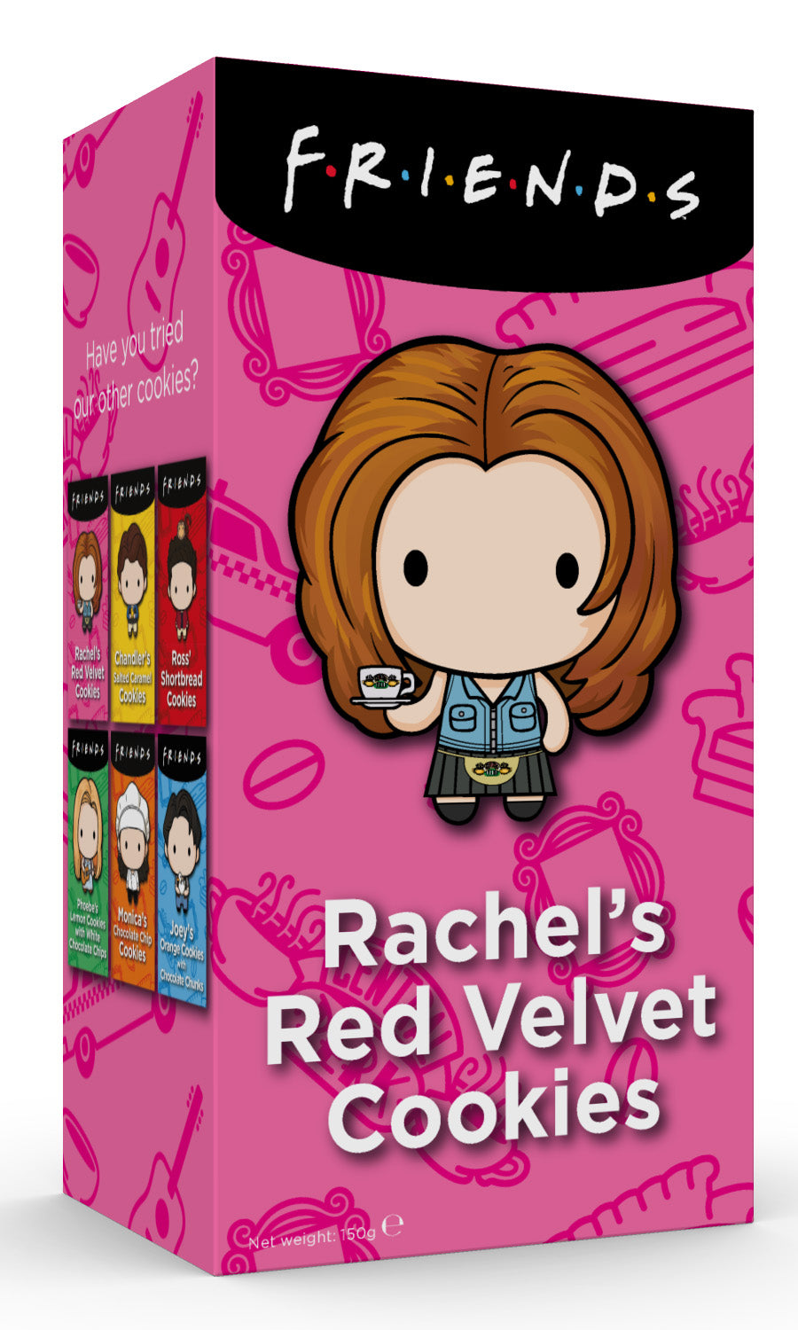 Friends Cookies Rachel's Red Velvet (Einzelpackung mit 150g)