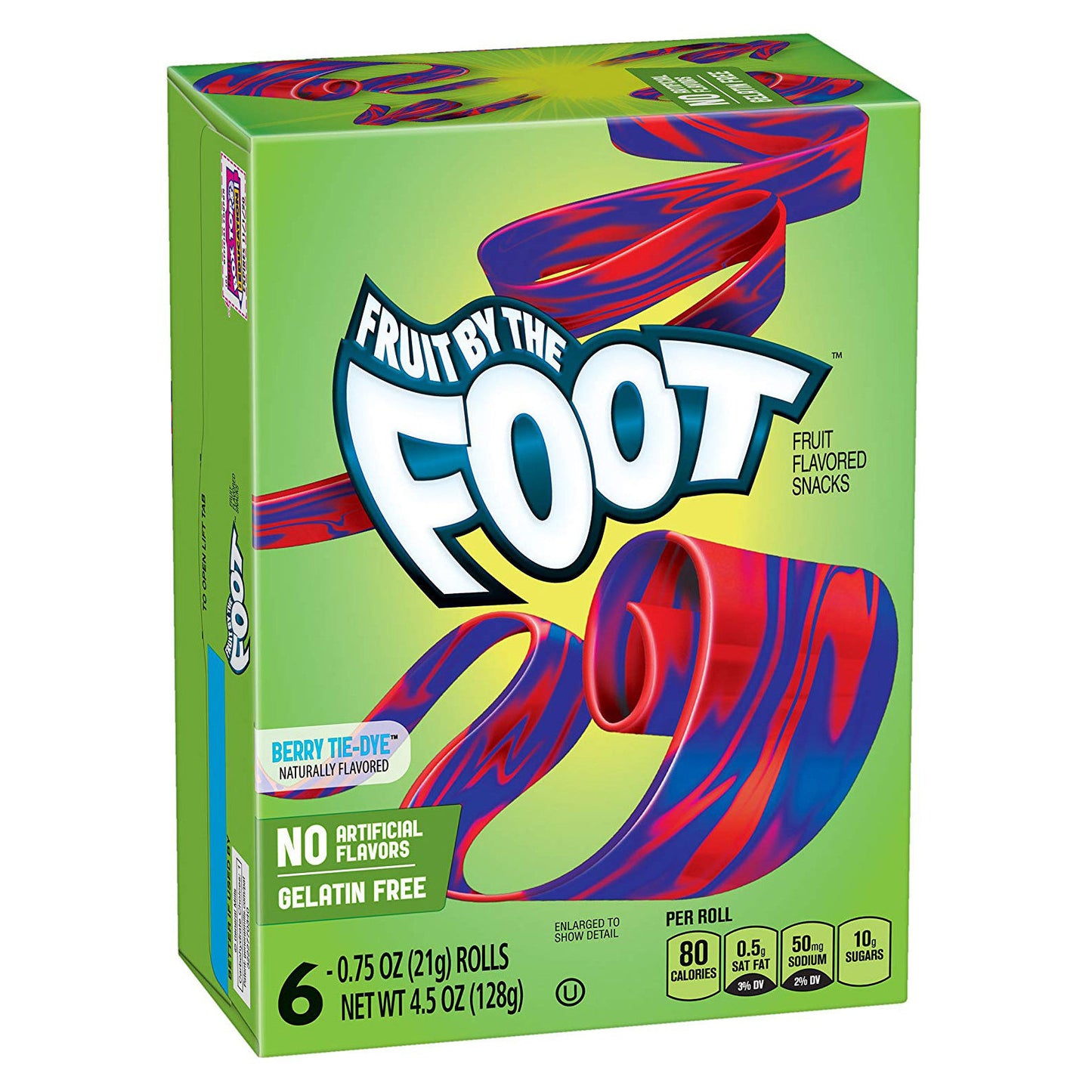 Fruit By The Foot Berry Tie-Dye 6 Pack (8 x 128g) - AmerikaanseGroothandel