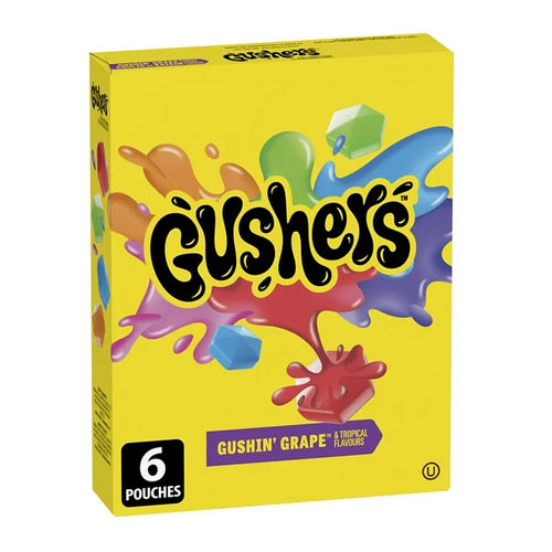 Fruit Gushers Gushin' Grape 6 Pack