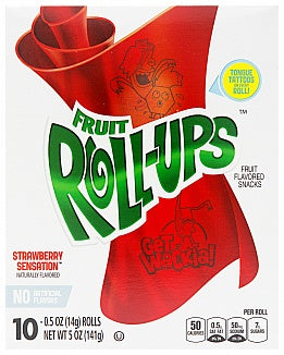 Fruit Roll-Ups Strawberry (Doos van 10)