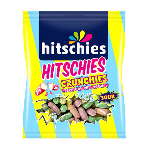 Hitschies Crunchies Freeze-Dried Chewy Candy Sour