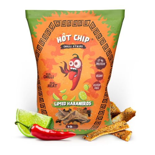 Hot Chip Chilli Strips Limed Habaneros