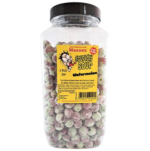 Maxons Stupidly Sour Jar Watermelon