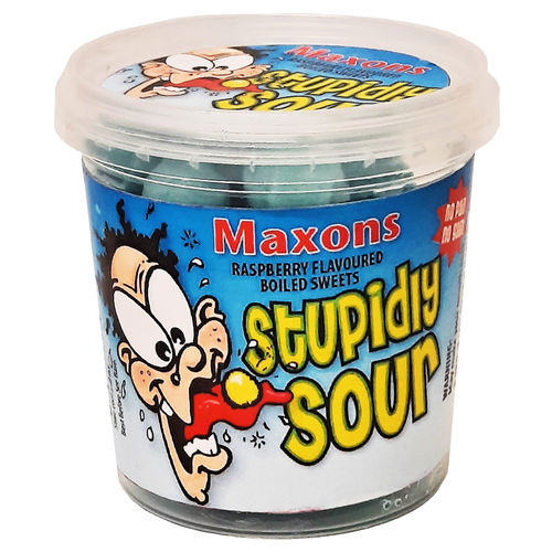 Maxons Stupidly Sour Tub Raspberry