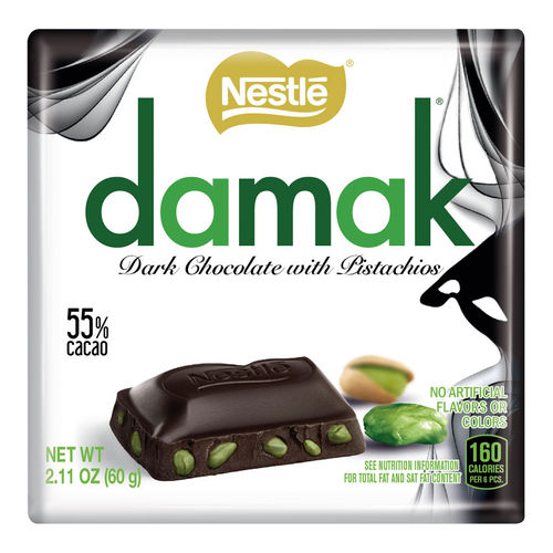 Nestle Damak Dark Chocolate with Pistachios