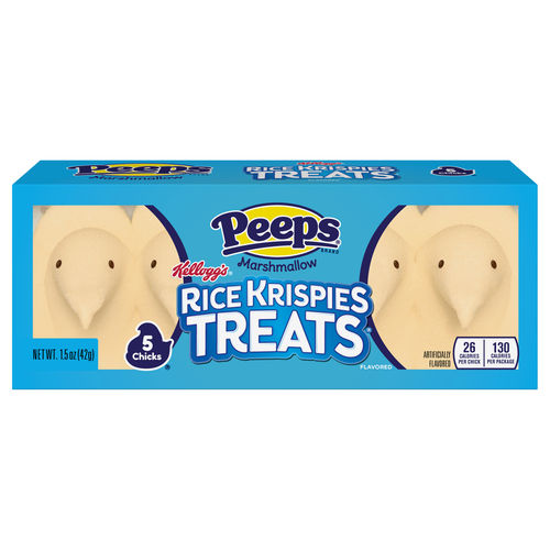 Peeps Marshmallow Chicks Rice Krispies Treats 5 Pack