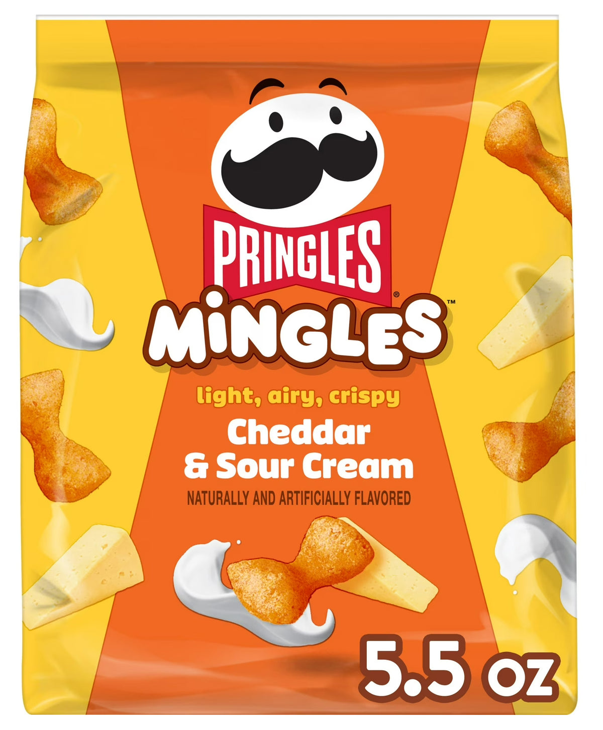 Pringles Mingles Cheddar & Sour Cream (6 x 156g)