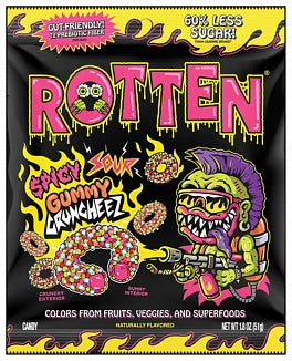 Rotten Gummy Cruncheez Spicy Sour (8 x 51g)