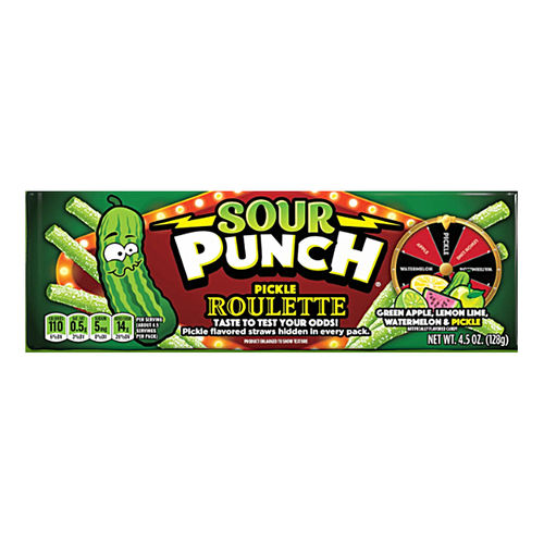 Sour Punch Straws Pickle Roulette