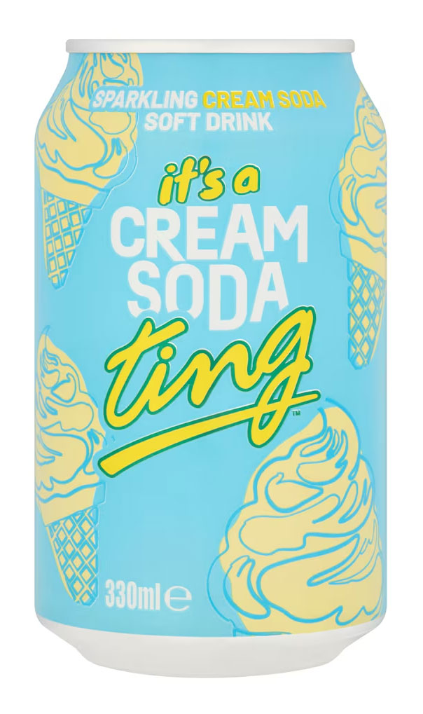 Ting Cream Soda (24 x 330ml) - AmerikaanseGroothandel