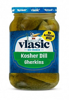 Vlasic Kosher Dill Gherkins (12 x 473ml)