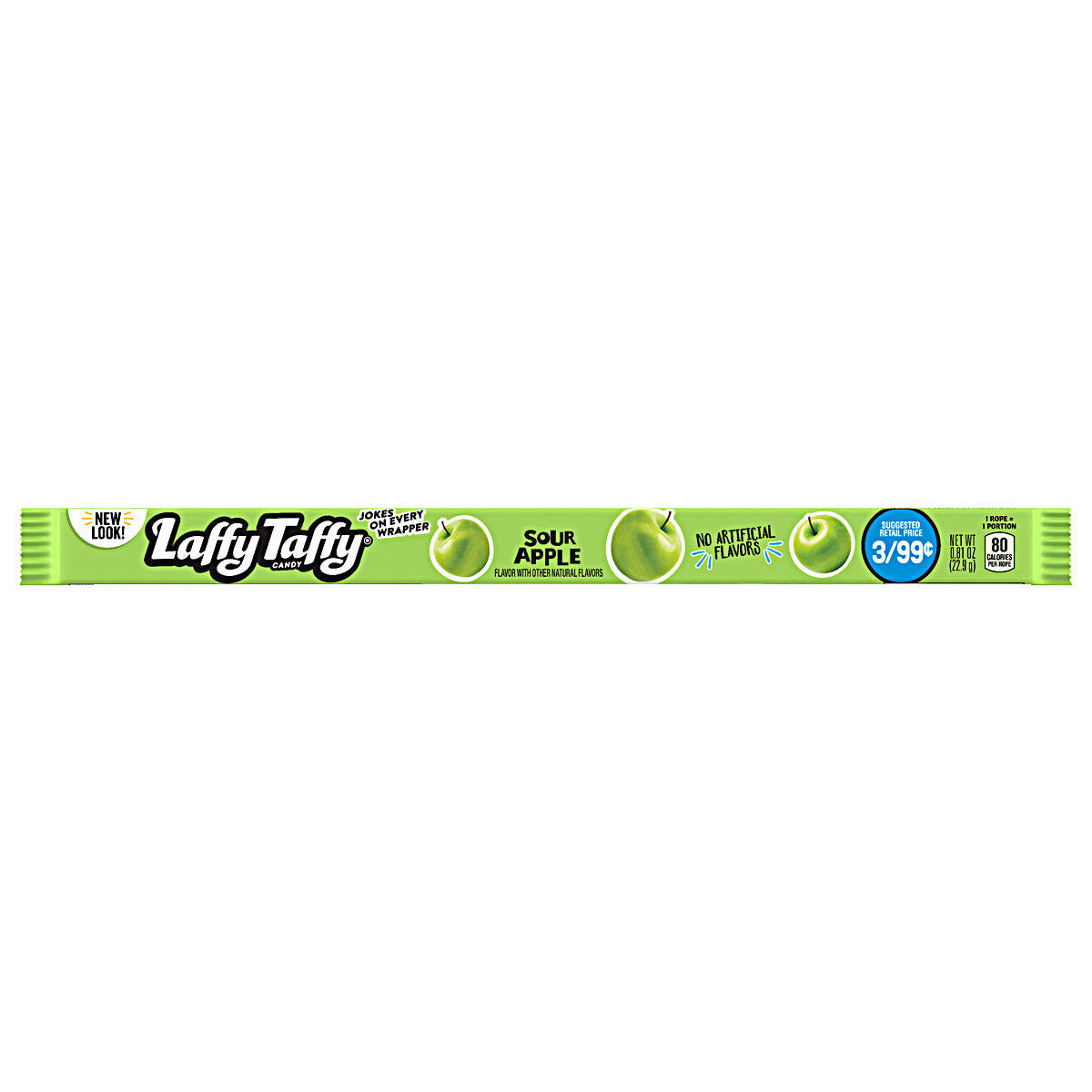 Laffy Taffy Rope Sour Apple (24 x 23g) - AmerikaanseGroothandel.nl