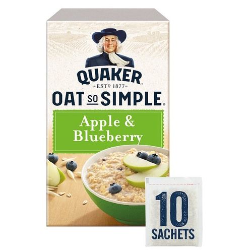 Quaker Oat So Simple Apple & Blueberry 10 Pack