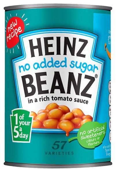 Heinz Beanz No Added Sugar (24 x 415g)