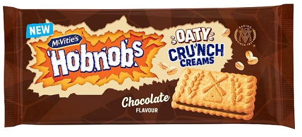 McVitie's Hobnobs Oaty Crunch Creams Chocolate (18 x 100g)