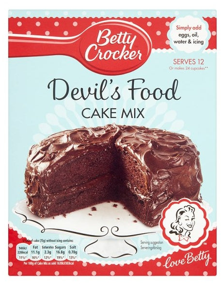 Betty Crocker Cake Mix Devil's Food