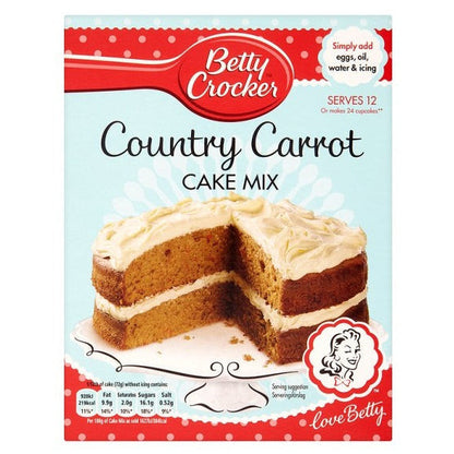 Betty Crocker Cake Mix Country Carrot (6 x 425g) - AmerikaanseGroothandel