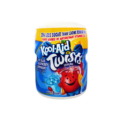 Kool-Aid Drink Mix Twists Ice Blue Raspberry Lemonade (12 x 567g) - AmerikaanseGroothandel