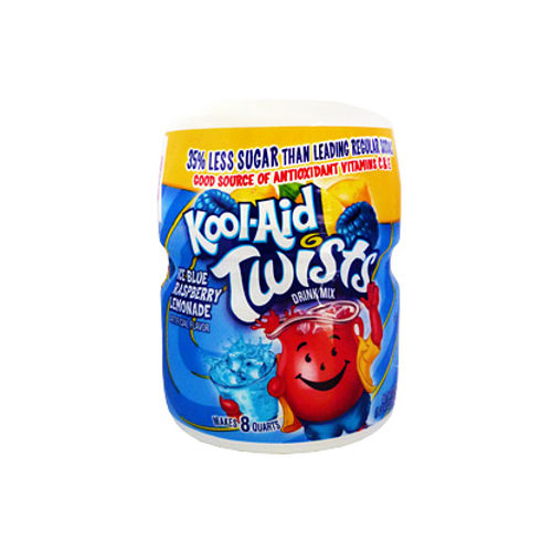 Kool-Aid Drink Mix Twists Ice Blue Raspberry Lemonade (12 x 567g) - AmerikaanseGroothandel