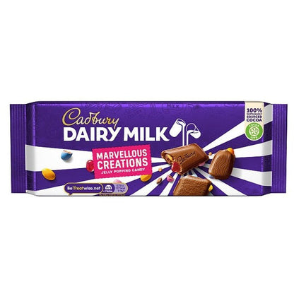 Cadbury Dairy Milk Marvellous Creations Jelly Popping Candy (19 x 160g) - AmerikaanseGroothandel