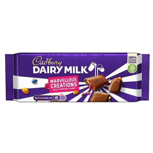 Cadbury Dairy Milk Marvellous Creations Jelly Popping Candy (19 x 160g)