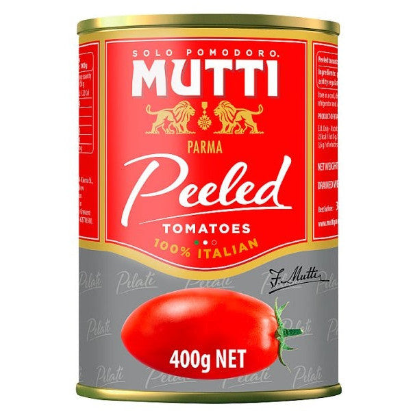 Mutti Peeled Tomatoes (12 x 400g) - AmerikaanseGroothandel.nl