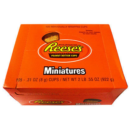 Reese's Miniature Peanut Butter Cups (Doos van 105) - AmerikaanseGroothandel.nl