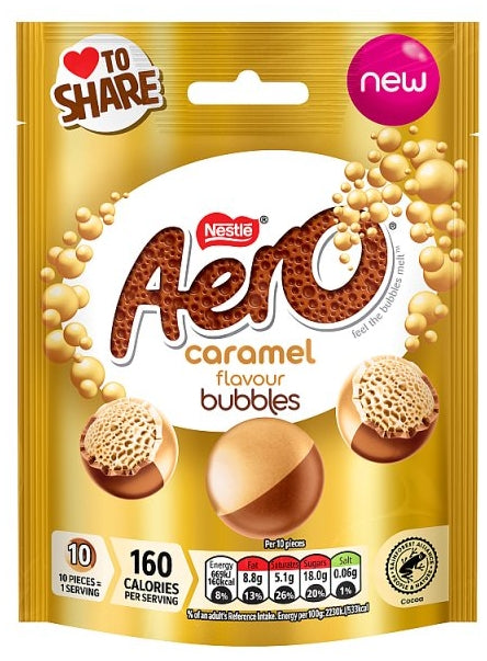Aero Bubbles Caramel (8 x 92g)