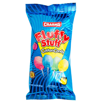 Charms Fluffy Stuff Candy Floss (24 x 99g) - AmerikaanseGroothandel