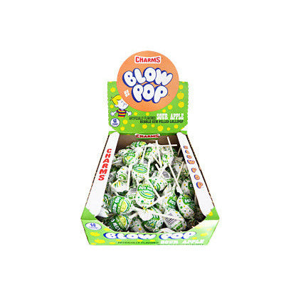 Blow Pops Sour Apple (48 x 18g) - AmerikaanseGroothandel