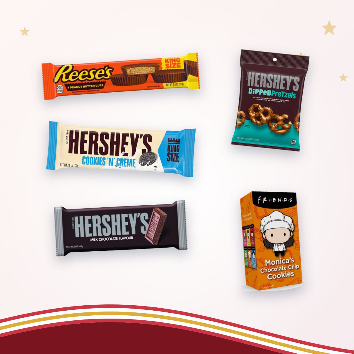 Amerikaanse chocolade en koekjes als Sinterklaas cadeau of surprise