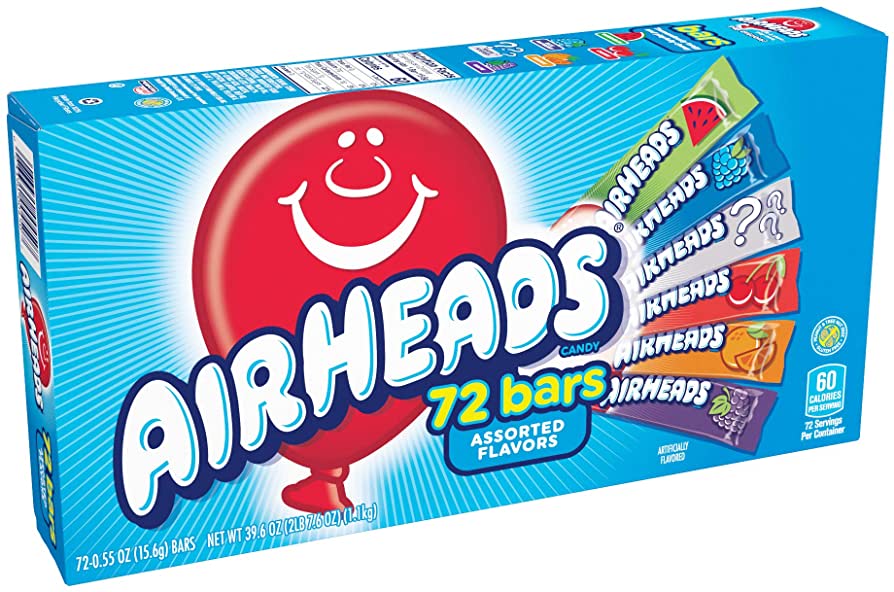 Airheads Bars Assorted 72 Pack