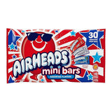 Airheads Bars Mini Red, White & Blue 30 Pack (12 x 340g)