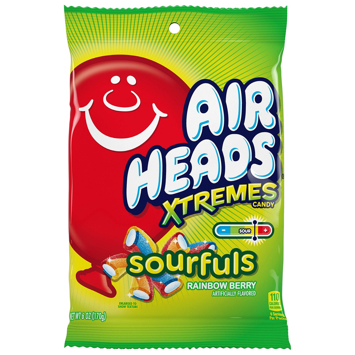 Airheads Xtremes Sourfuls Rainbow Berry (12 x 170g)