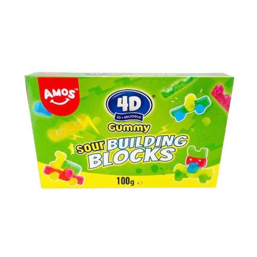 Amos 4D Gummy Sour Building Blocks