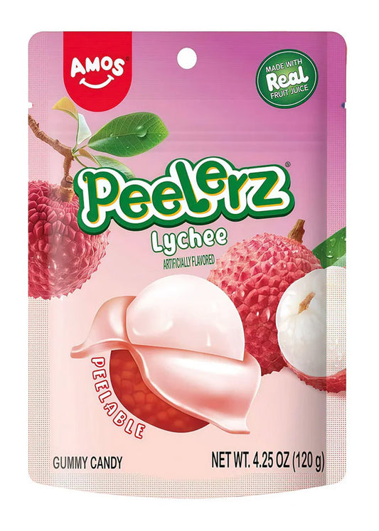 Amos Peelerz Gummy Lychee (12 x 120g)