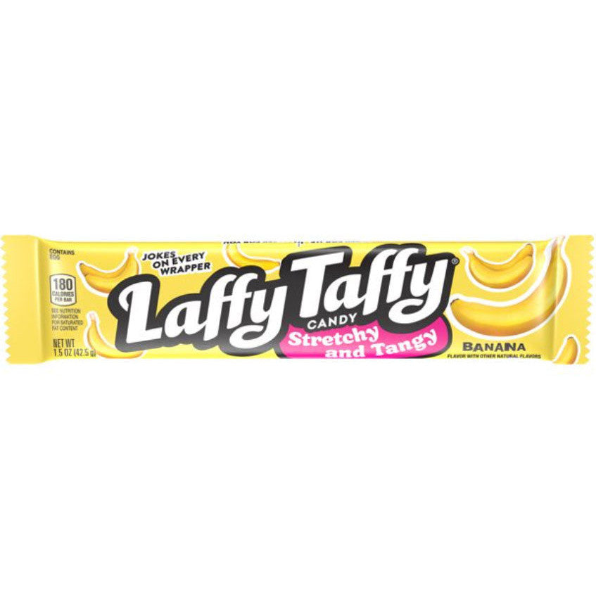 Laffy Taffy Bar Banana (24 x 43g) - AmerikaanseGroothandel