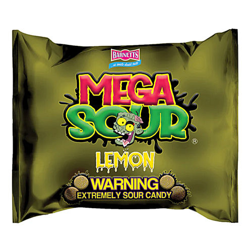 Barnetts Mega Sour Lemon