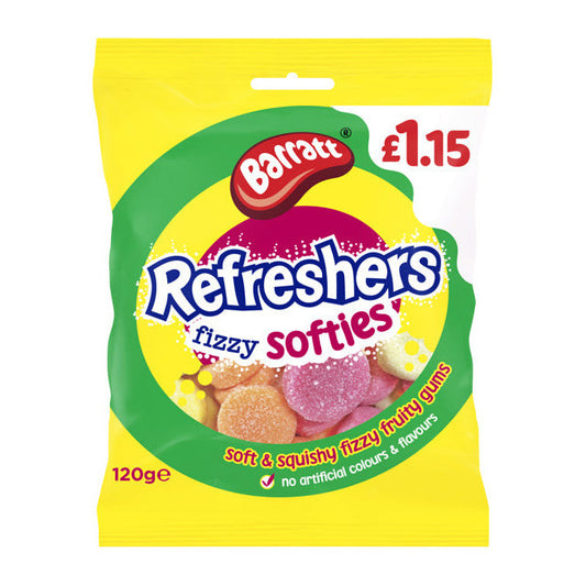 Barratt Refreshers Softies PMP £1.15 (12 x 120g) - AmerikaanseGroothandel.nl