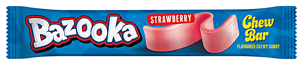 Bazooka Chew Bar Strawberry