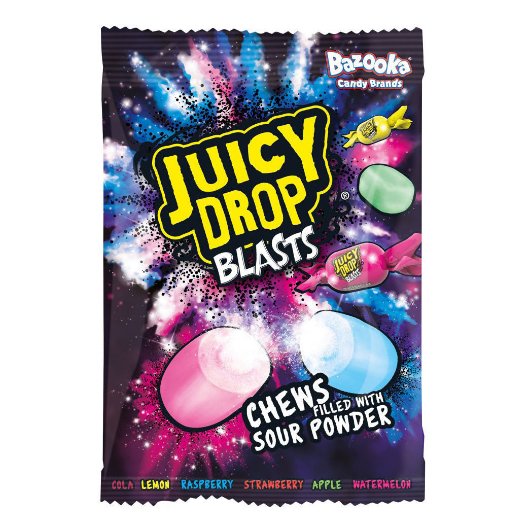 Bazooka Juicy Drop Blasts (12 x 140g) - AmerikaanseGroothandel